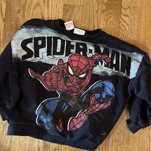 Zara Marvel Spider-Man Sweatshirt 3-4 years boy